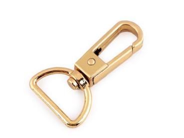Metall Karabiner 20 mm Gold